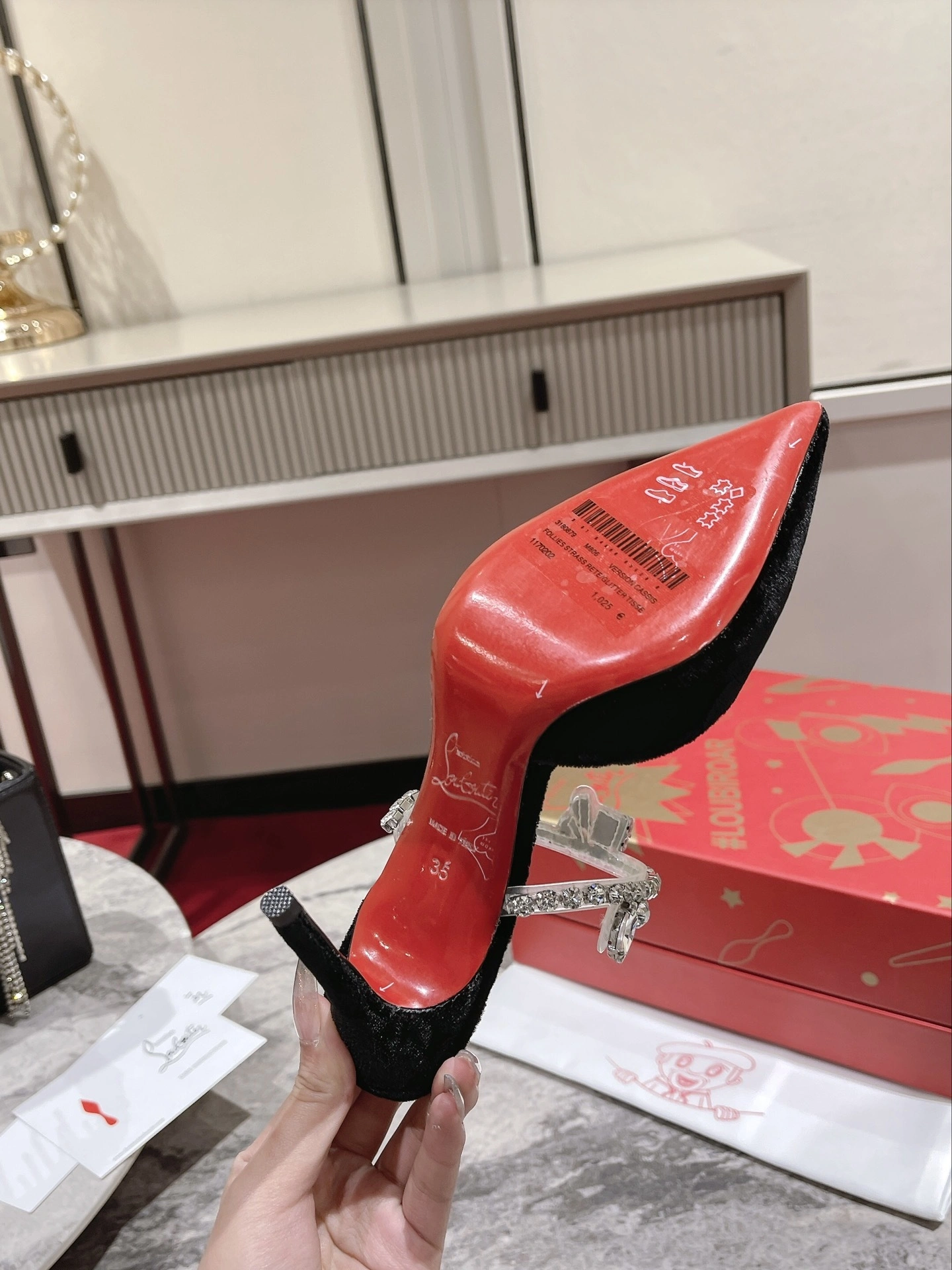 COCO---8ou2ou 3221235B439 Heel height：10CM、8.5CM、6.5CM（6.5CM Custom products are not returned or exchanged） item:D-X062E2033W